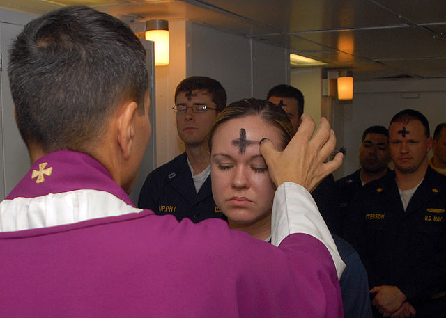 US Navy Ash Wednesday